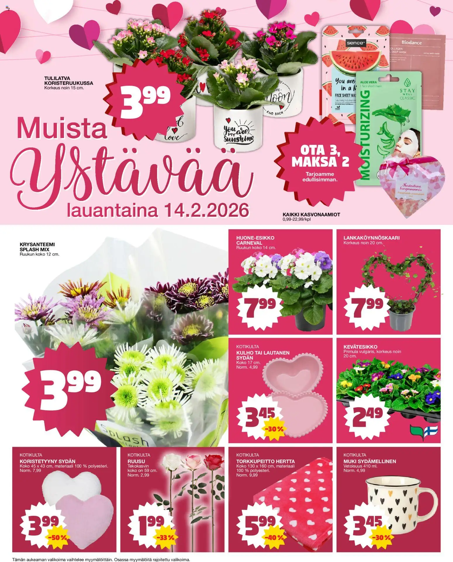 Tokmanni tarjoukset – voimassa 09.02.2026 alkaen | Sivu: 2