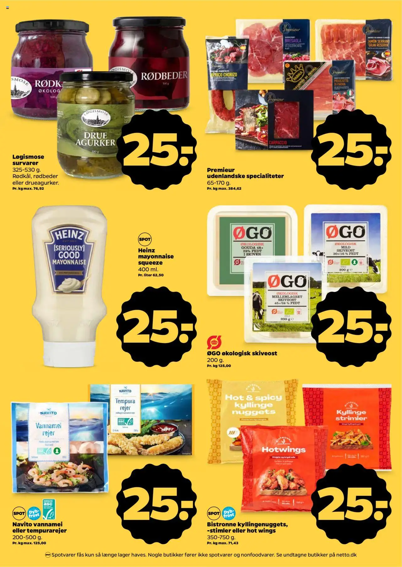 Netto Tilbudsavis gyldig fra 23.08.2025 | Side: 5 | Produkter: Nuggets, Rødbeder, Skiveost, Rejer