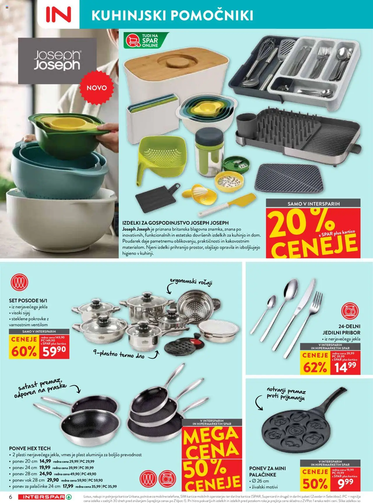 Novi Spar katalog ponudbe – veljaven od 15.10.2025 | Stran: 6 | Izdelki: Pribor, Palačinke