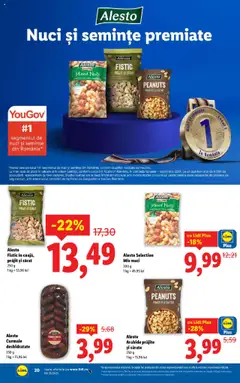 Alesto Selection Mix nuci, Mix nuci, 200 g – valabil de la 25.08.2025 | Pagină: 20 | Produse: Arahide, Semințe, Fistic, Nuci