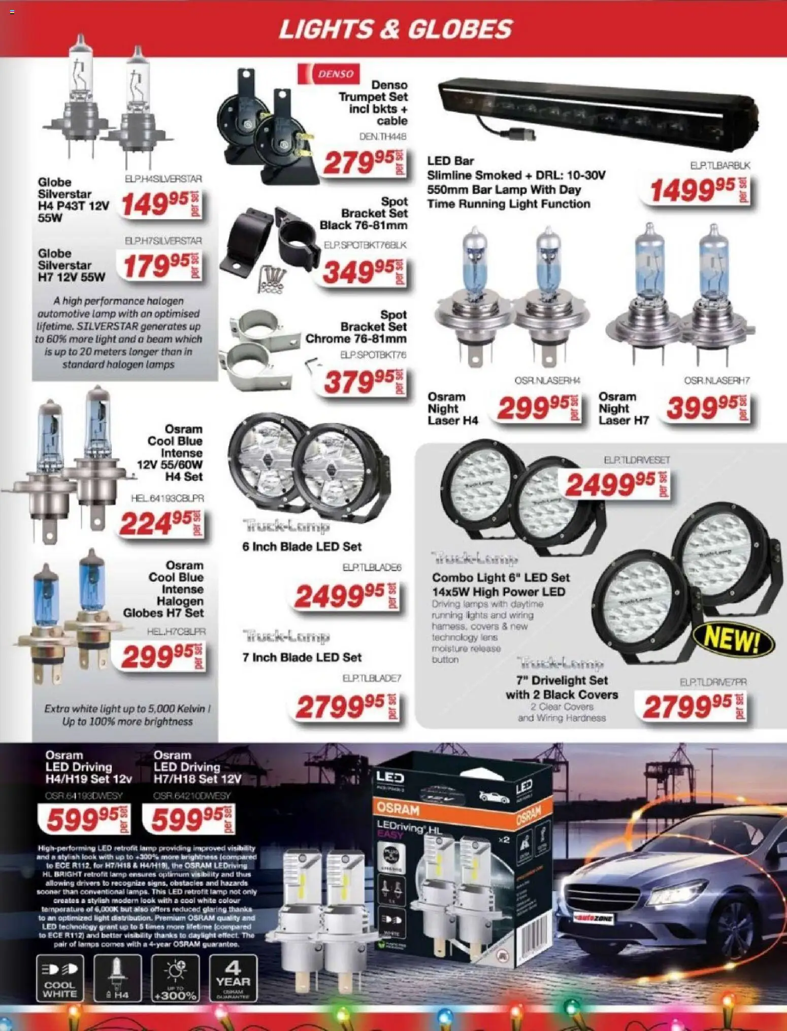 New AutoZone catalogue – valid from 24.11.2025 | Page: 5 | Products: Cable, Globe, Lamp, Light