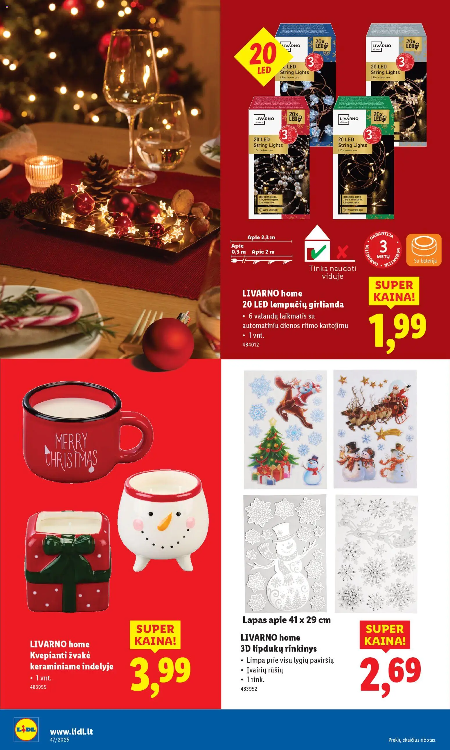 LIDL akcijos nuo 17.11.2025 | Puslapis: 34 | Prekių: Baterija