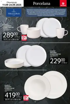 Selgros cash&carry Gazetka - Premium od 11.09.2025 | Strona: 11 | Produkty: Talerze