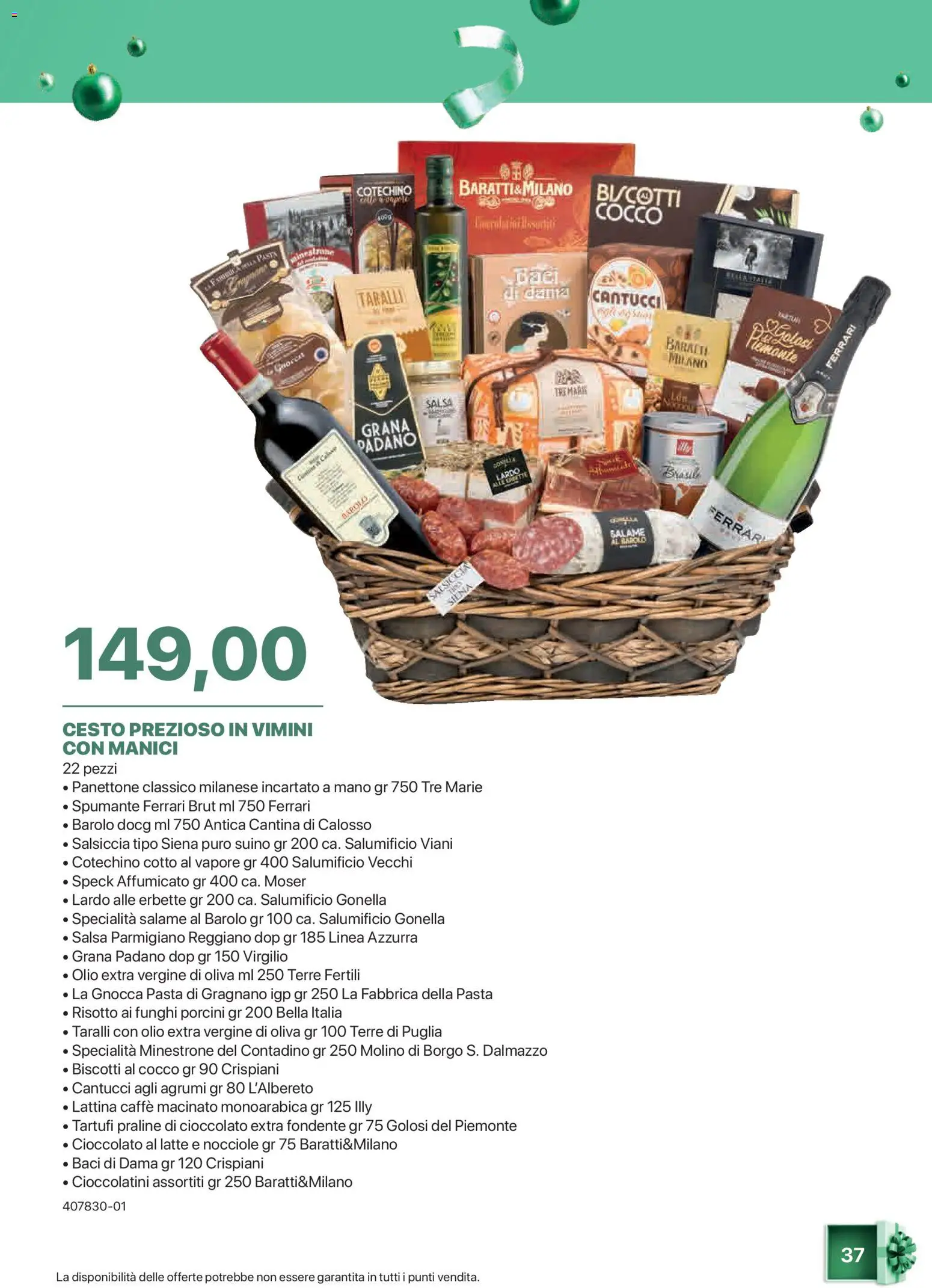 Volantino Sogegross del 05.11.2025 | Pagina: 37 | Prodotti: Latte, Spumante, Grana Padano, Macinato