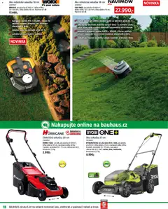 Náhled letáku Bauhaus katalog Zahradní centrum od 20.03.2026 | Strana: 18 | Produkty: Nářadí, Elektro, Elektrická sekačka, Koš