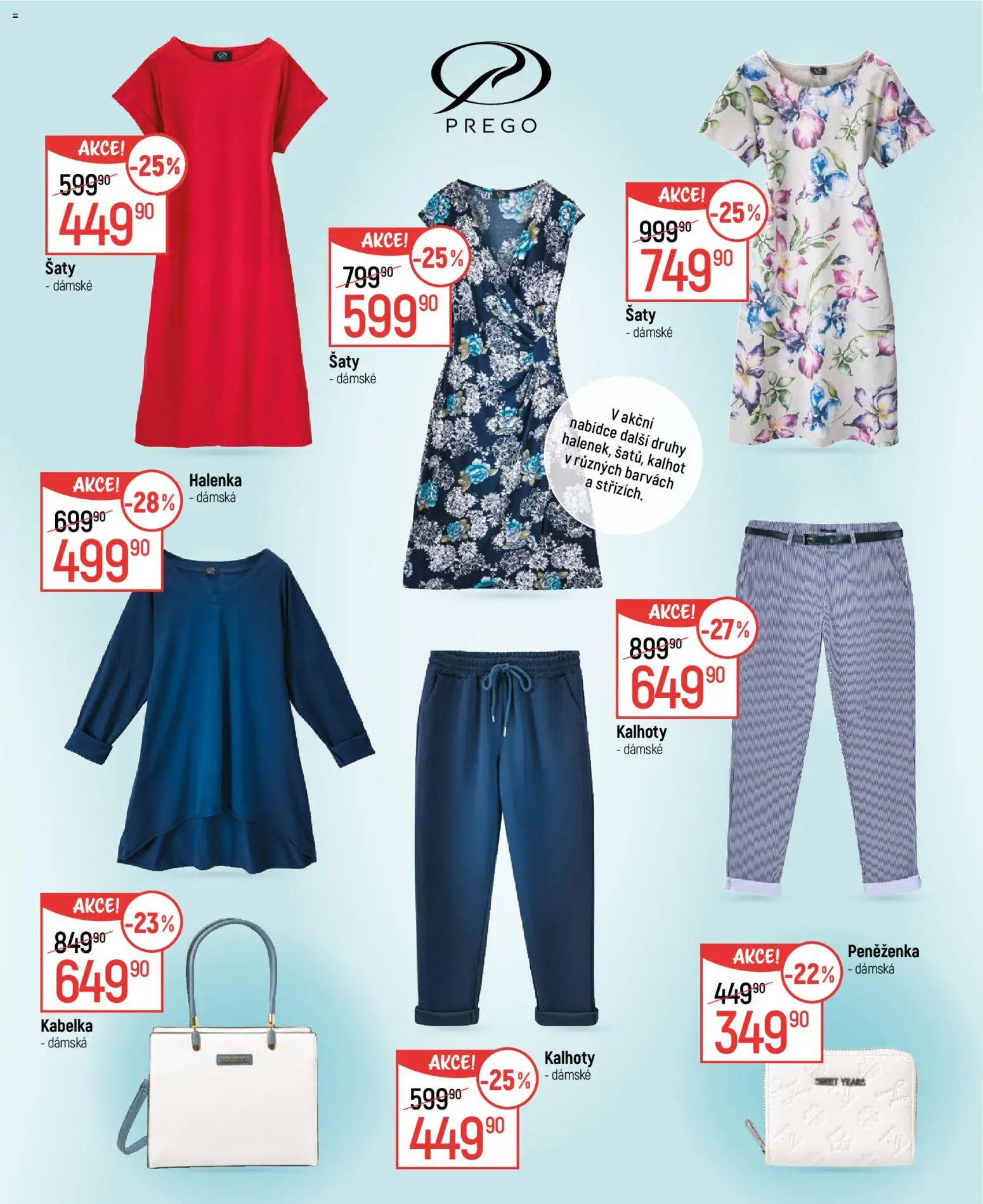 Globus leták - Jaro 2026 od 04.03.2026 | Strana: 5 | Produkty: Šaty, Halenka, Kalhoty, Peněženka