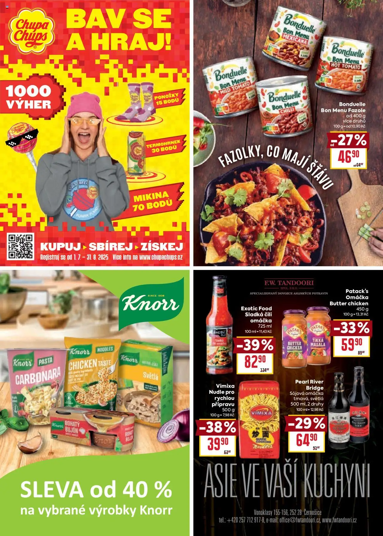 Billa leták - Partneři od 13.08.2025 | Strana: 14 | Produkty: Ponožky, Knorr, Sójová omáčka, Fazole