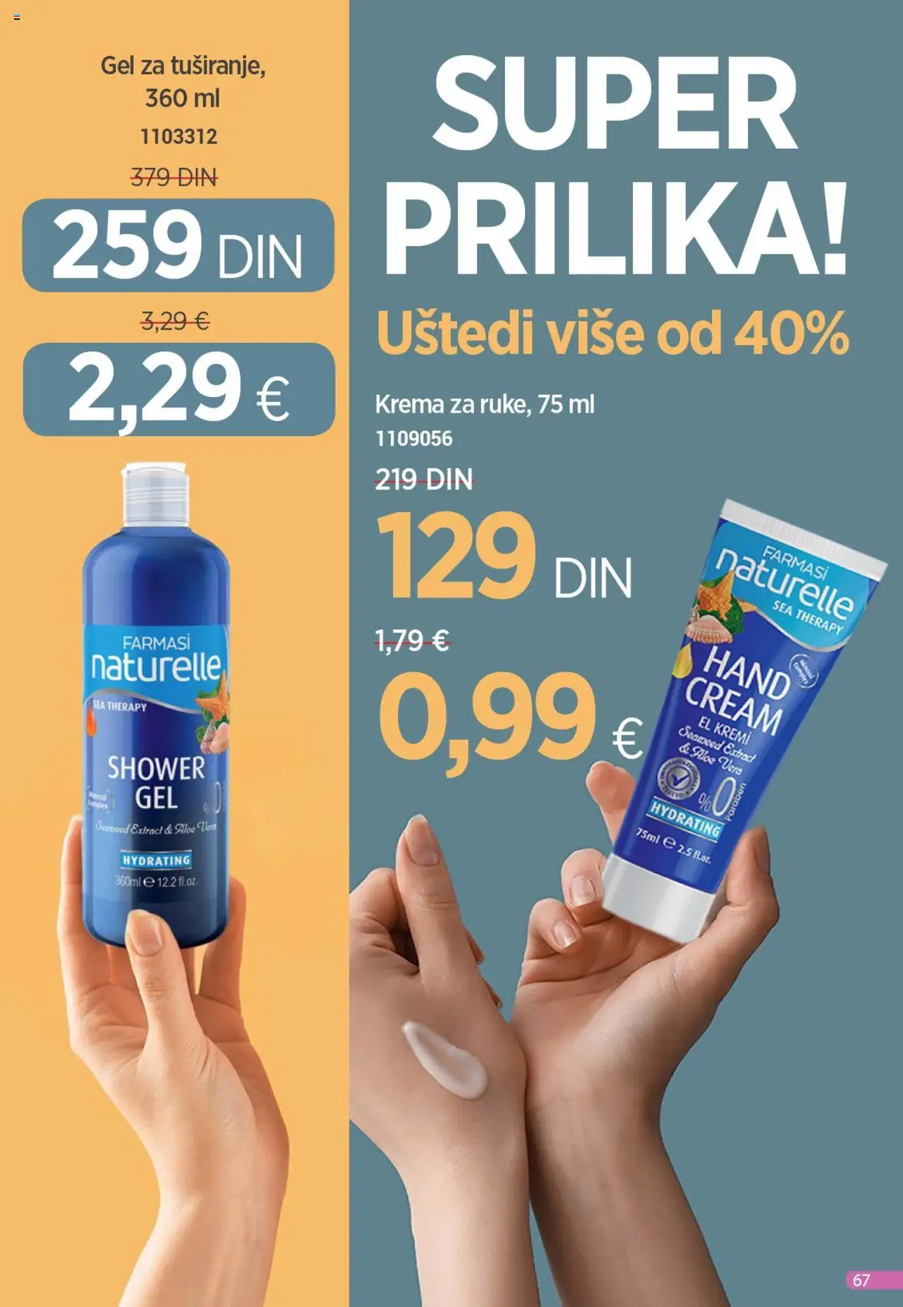 Farmasi katalog - važi od 01.08.2025 | Strana: 67 | Proizvode: Krema