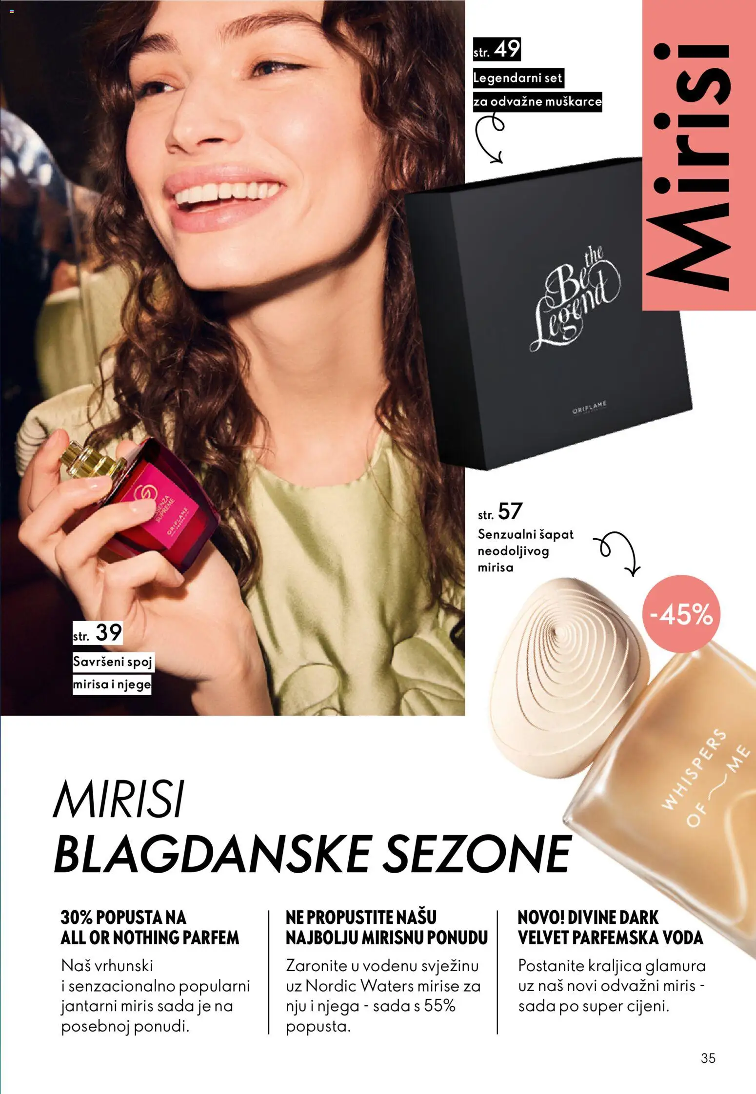 Oriflame katalog | vrijedi od 19.11.2025 | Stranica: 35 | Proizvodi: Parfem, Miris, Voda