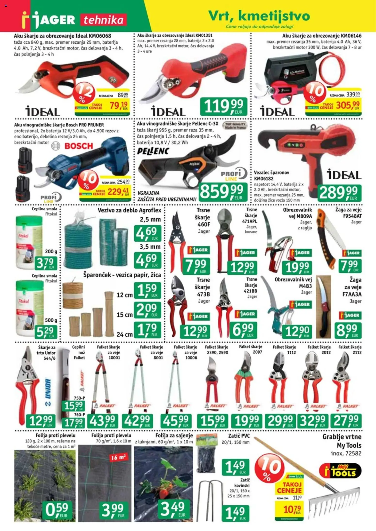 Novi Jager katalog ponudbe – veljaven od 11.03.2026 | Stran: 6 | Izdelki: Baterija, Teza, Folija
