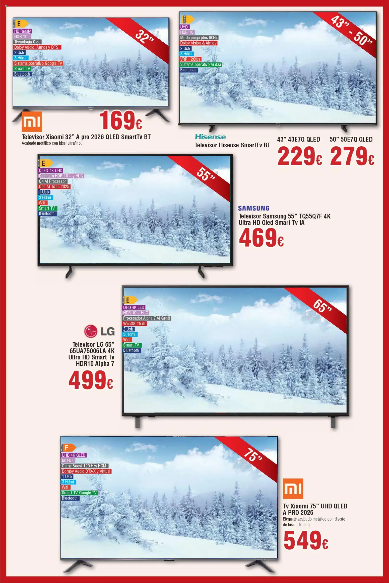 Froiz - Folleto Hiper │ válido desde el 25.11.2025 | Página: 2 | Productos: Televisor, Audio, USB