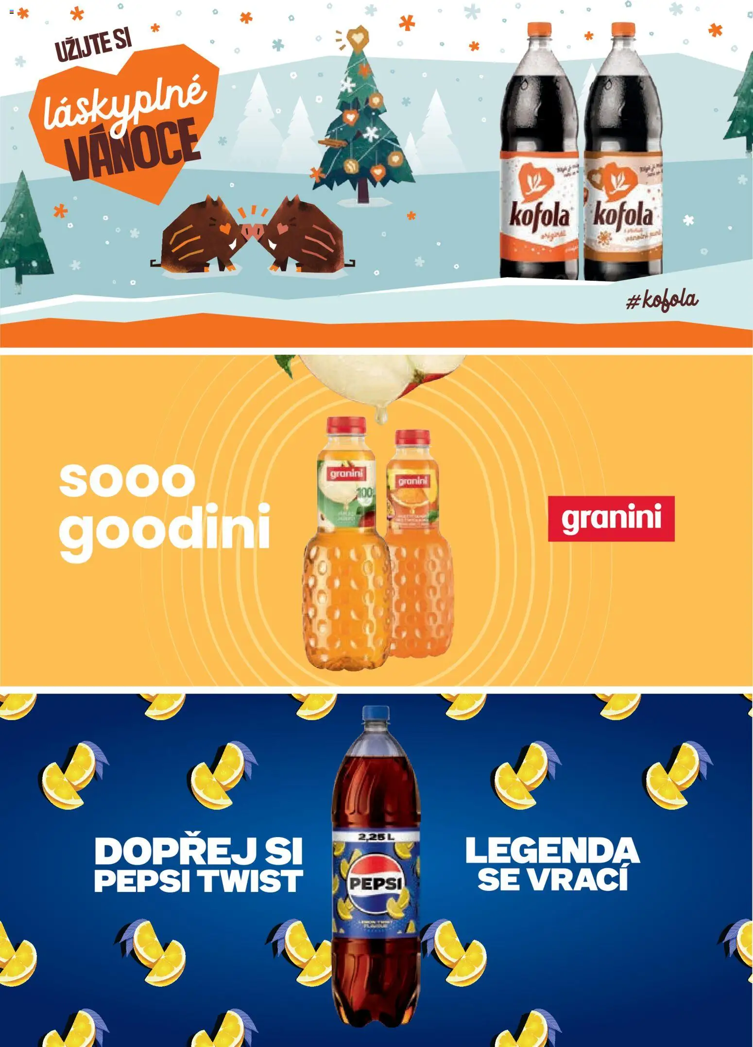Billa leták - Partneři od 19.11.2025 | Strana: 29 | Produkty: Pepsi, Kofola, Granini