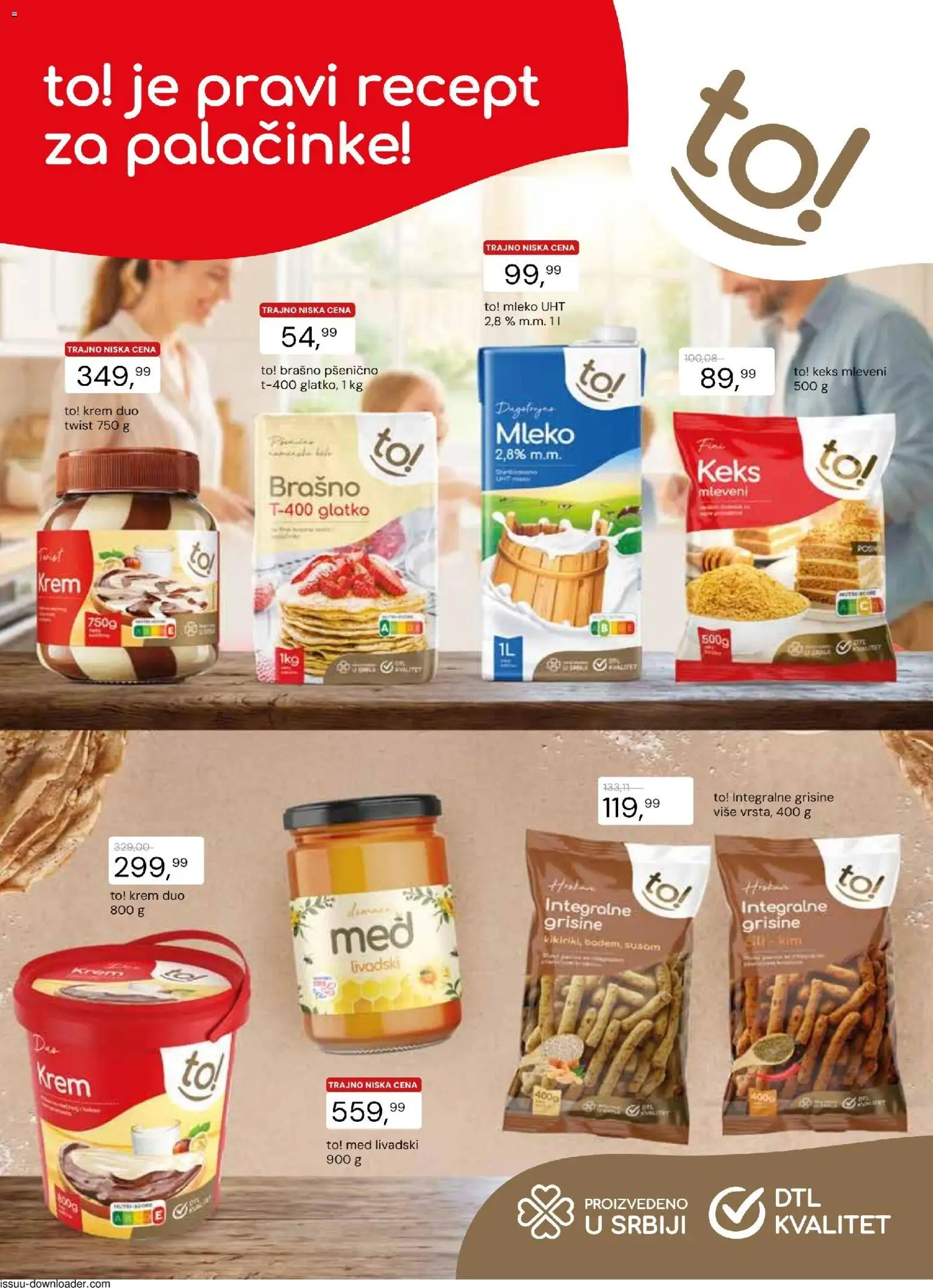 Metalac Proleter katalog - važi od 28.01.2026 | Strana: 2 | Proizvode: Keks, Brašno, Mleko, Med