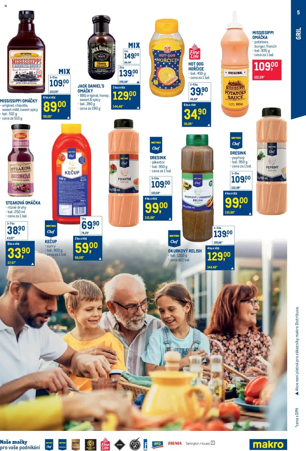 Makro leták - Pro milovníky jídla od 21.05.2025 | Strana: 5 | Produkty: Kečup, Hot dog, Hořčice, Jack Daniel’s
