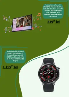 Ofertele evoMag valabile de la 24.11.2025 | Pagină: 3 | Produse: Tabletă, Smartwatch
