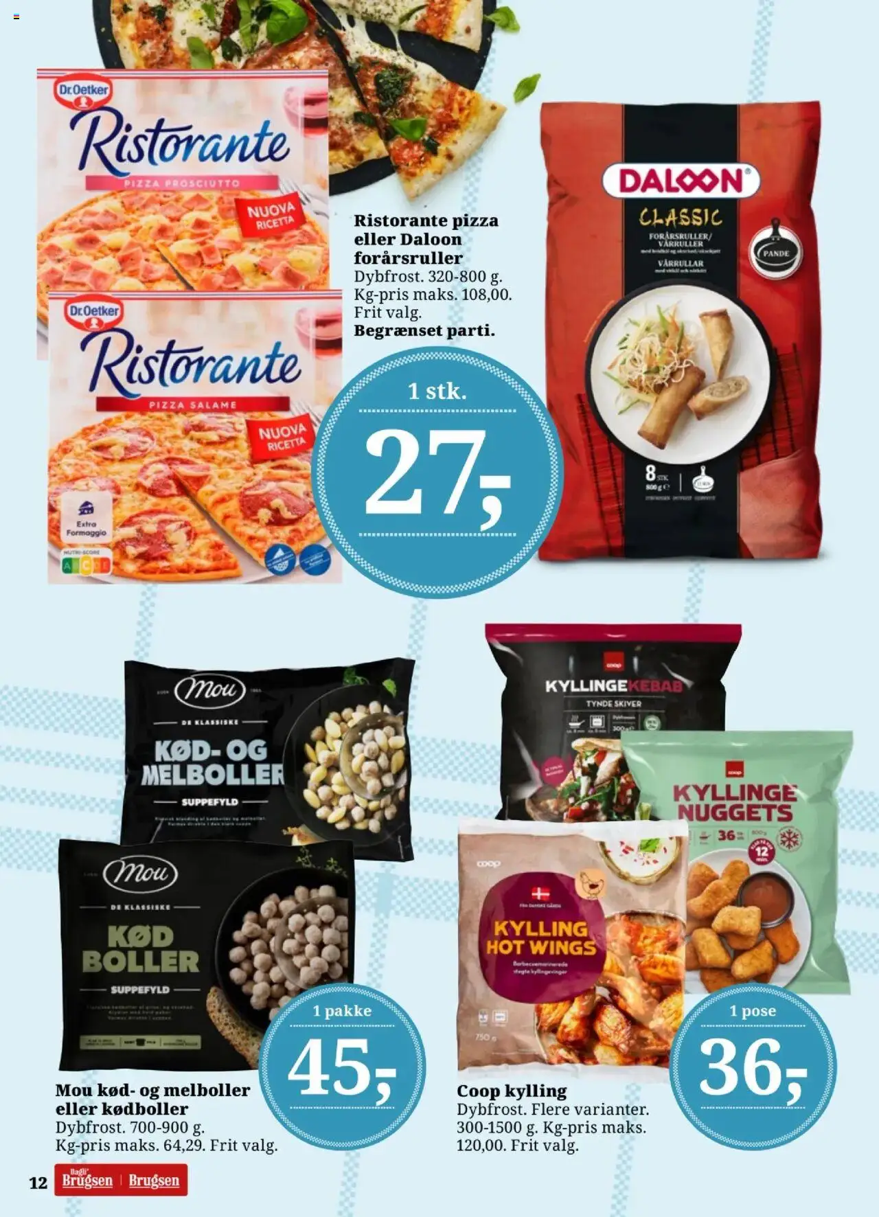 Dagli'Brugsen tilbudsavis – gyldig fra 10.10.2025 | Side: 13 | Produkter: Pizza, Nuggets