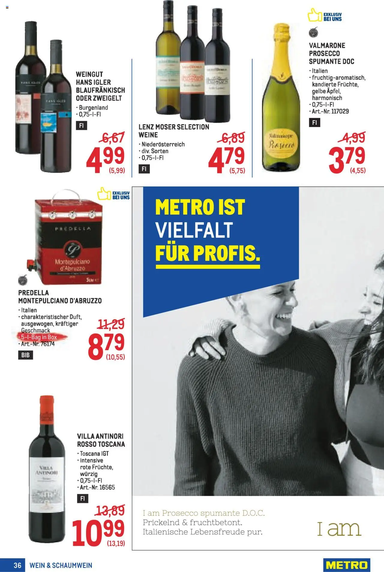 Metro angebote Profi gültig ab 16.10.2025 | Seite: 36 | Produkte: Box, Wein