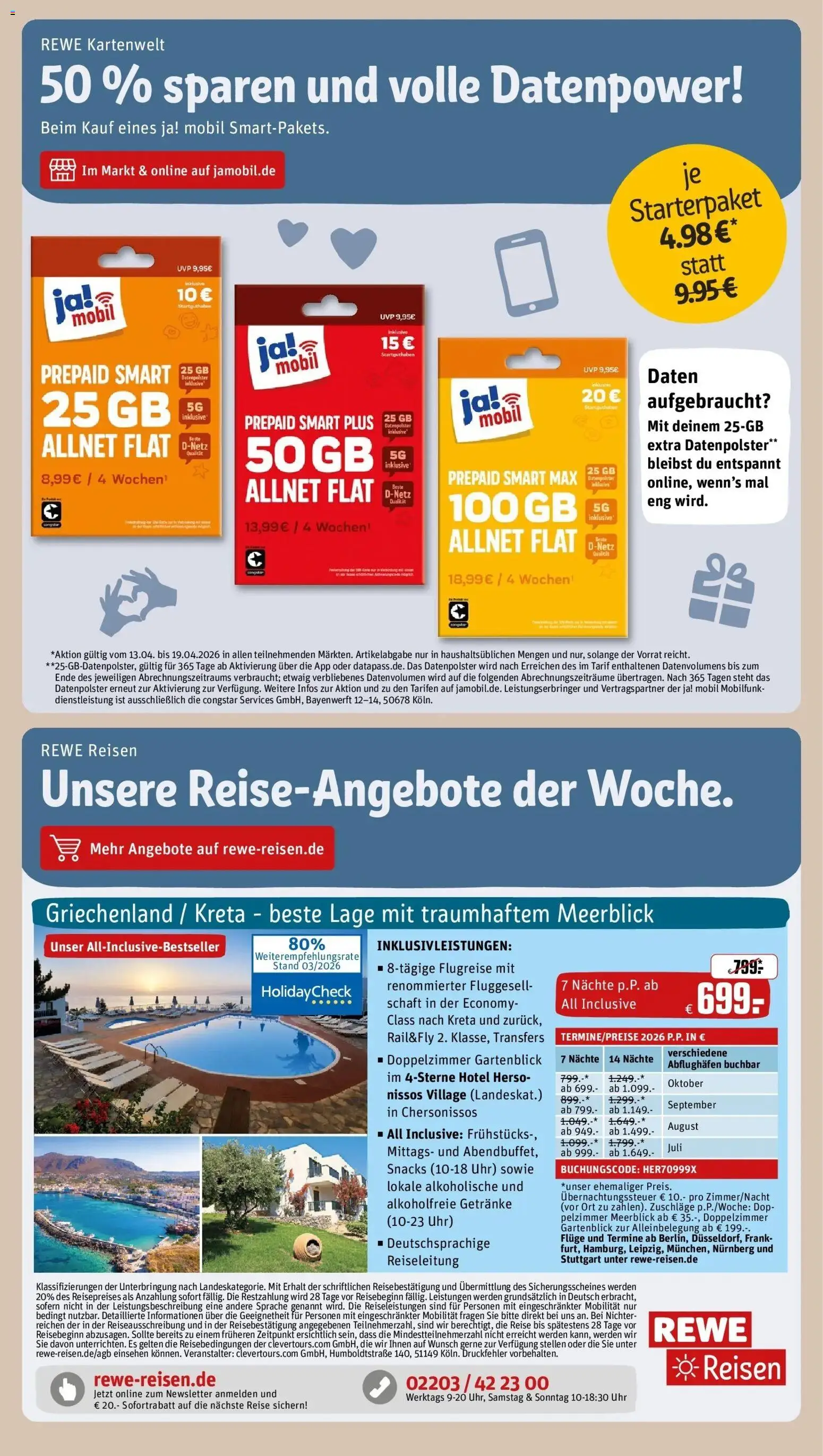 Rewe Prospekt München	 – gültig ab 13.04.2026 | Seite: 26 | Produkte: Uhr