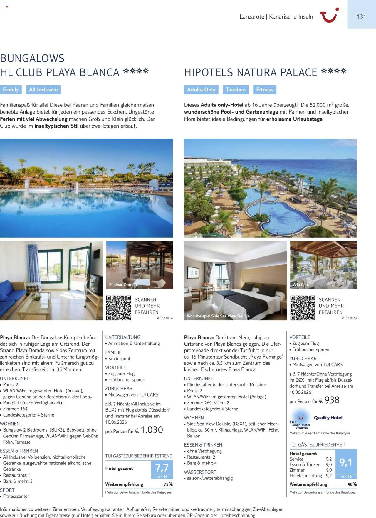 TUI Prospekt Kanaren, Kapverden & Senegal 2025/26	  – gültig ab 01.11.2025 | Seite: 131 | Produkte: Babybett, Tür