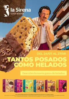 Vista previa La Sirena - Tantos posados como helados válido desde el 24.07.2025