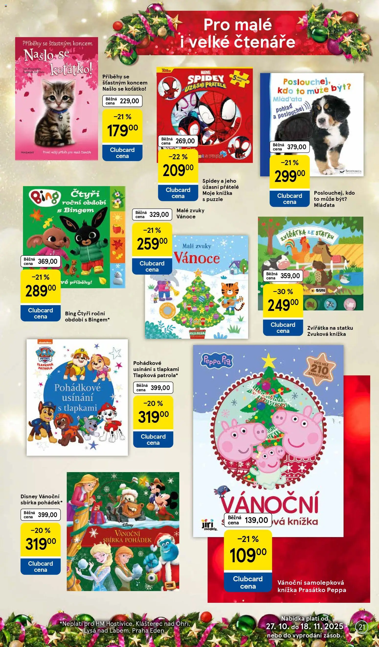 Tesco katalog od 27.10.2025 | Strana: 21 | Produkty: Tlapková patrola, Knížka, Puzzle