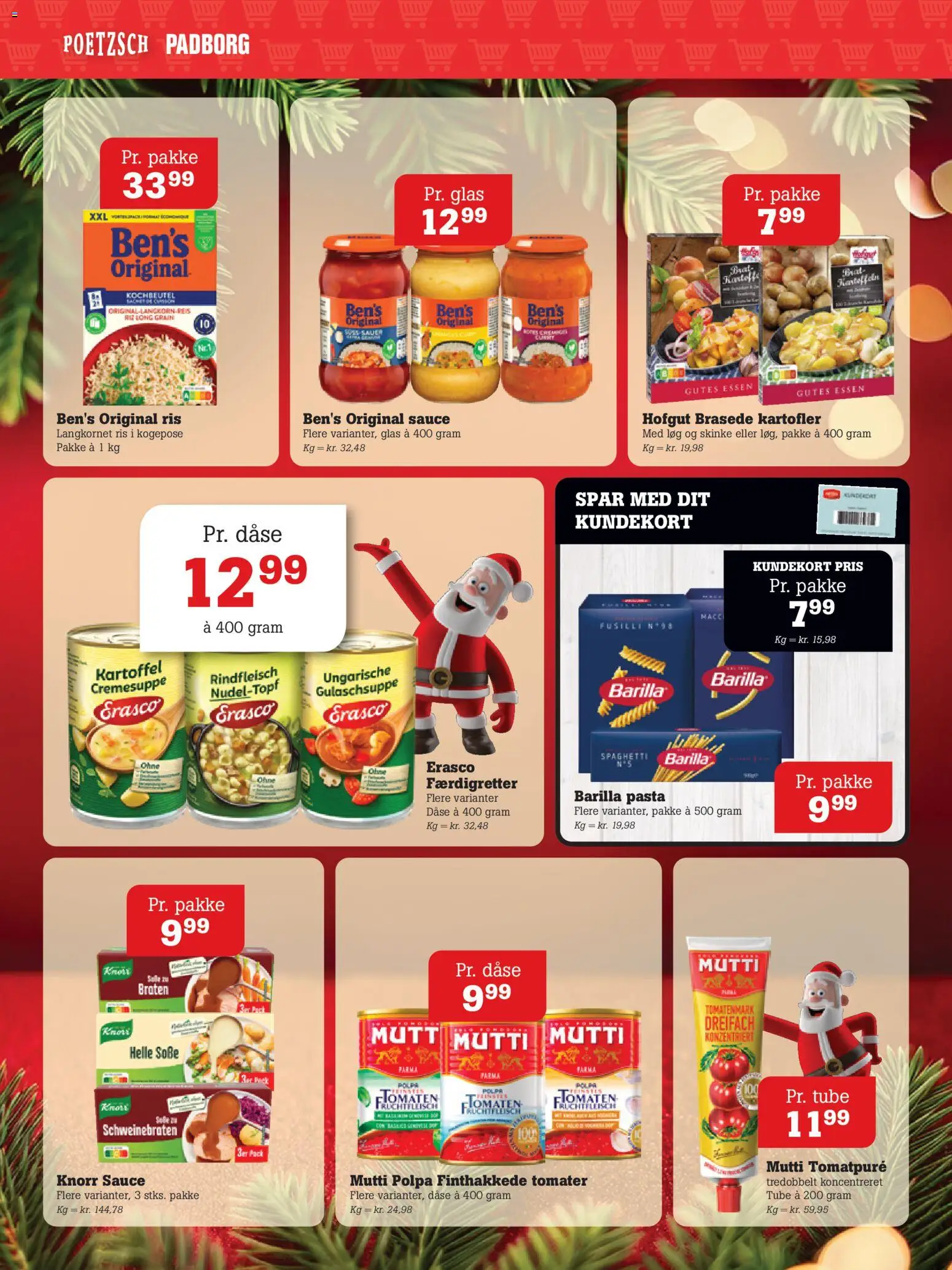 Poetzsch Padborg tilbudsavis – gyldig fra 27.11.2025 | Side: 6 | Produkter: Skinke, Ris, Pasta, Løg