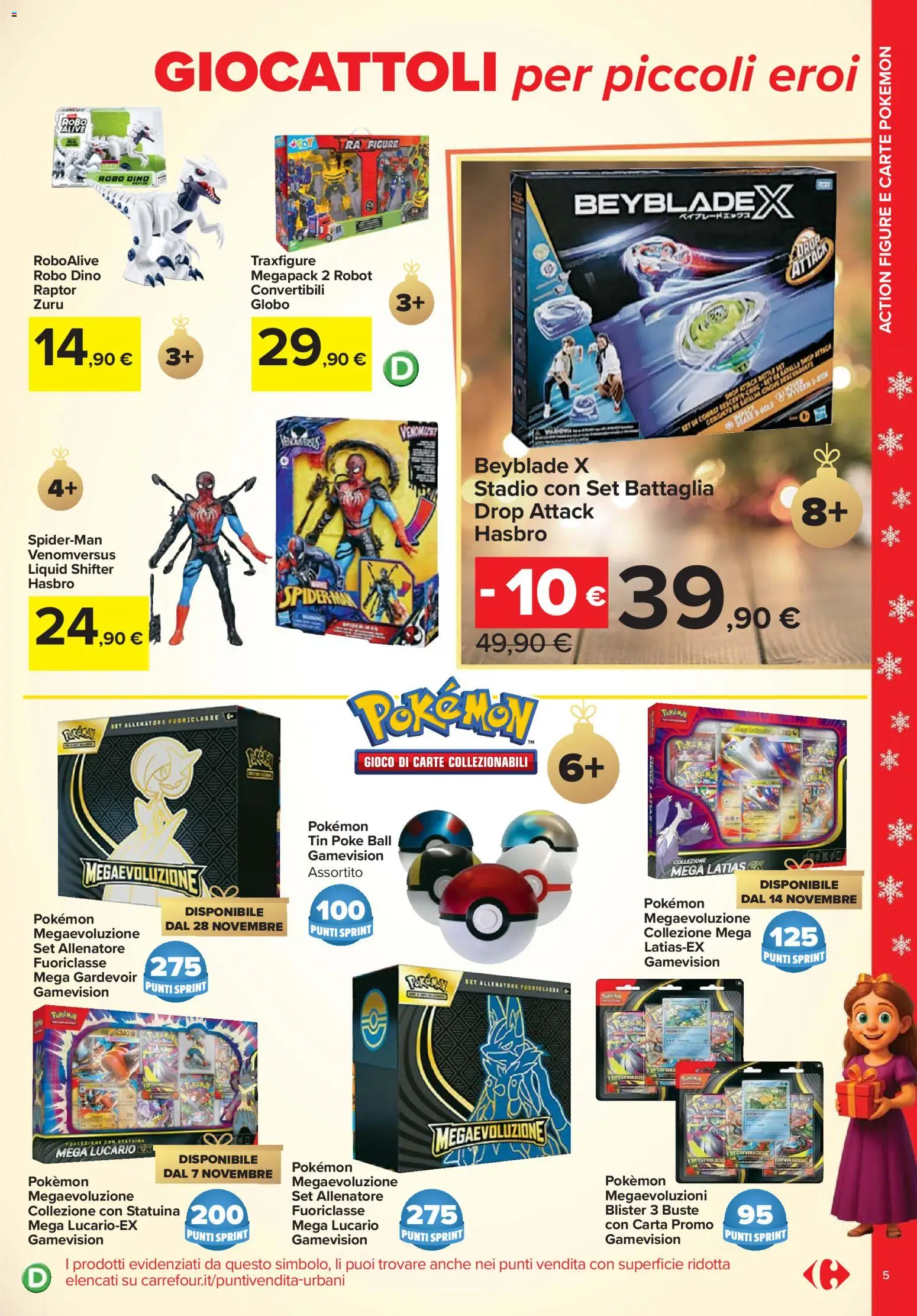 Volantino Carrefour del 24.10.2025 | Pagina: 5 | Prodotti: Gioco, Robot