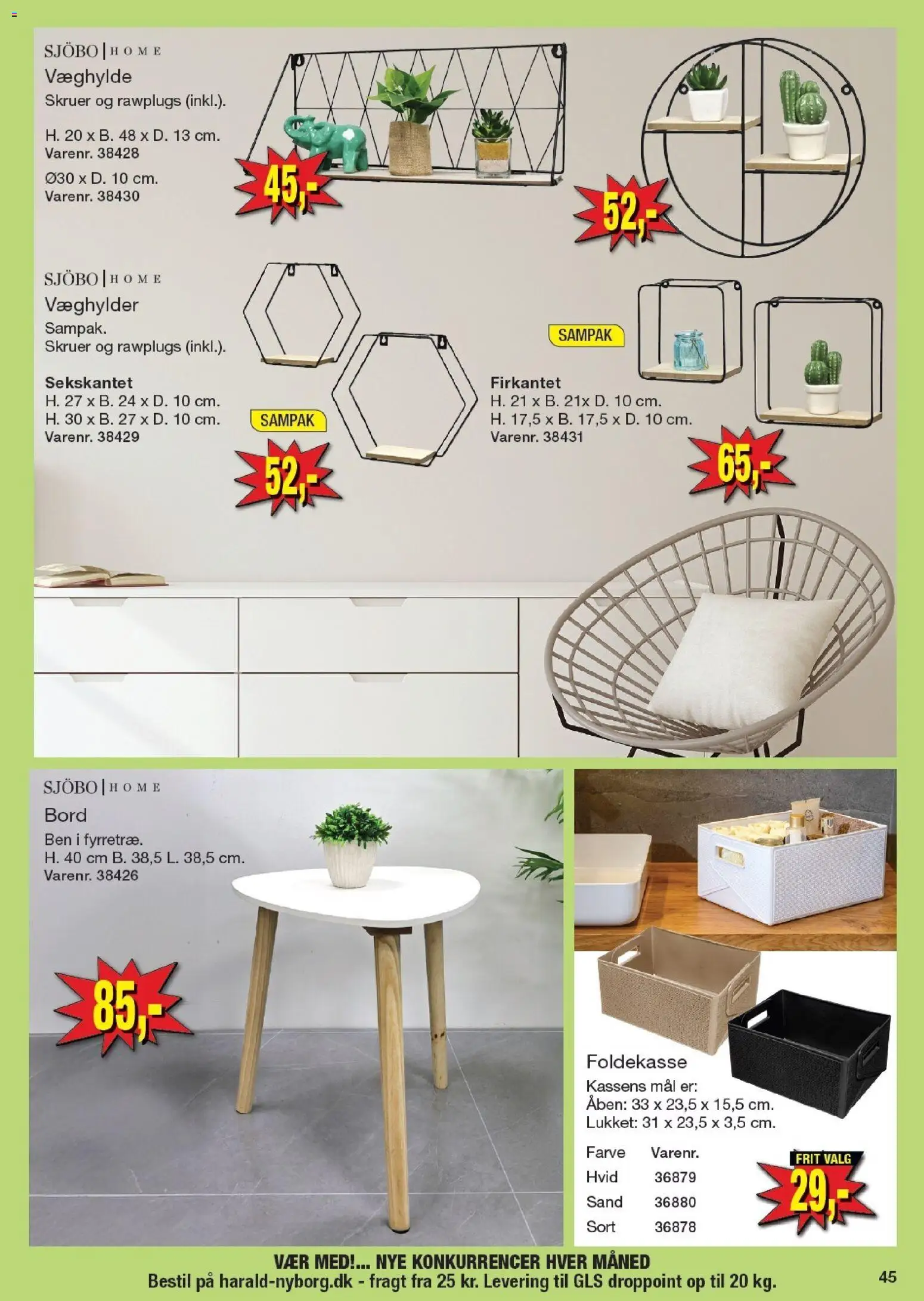 Harald Nyborg tilbudsavis – gyldig fra 26.02.2026 | Side: 47 | Produkter: Bord