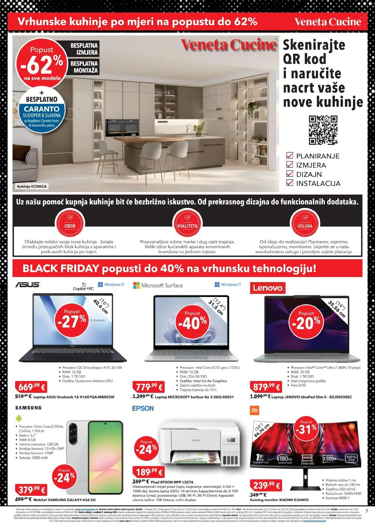 Harvey Norman katalog | vrijedi od 04.11.2025 | Stranica: 7 | Proizvodi: Ladice, Baterije, Kuhinja, Disk