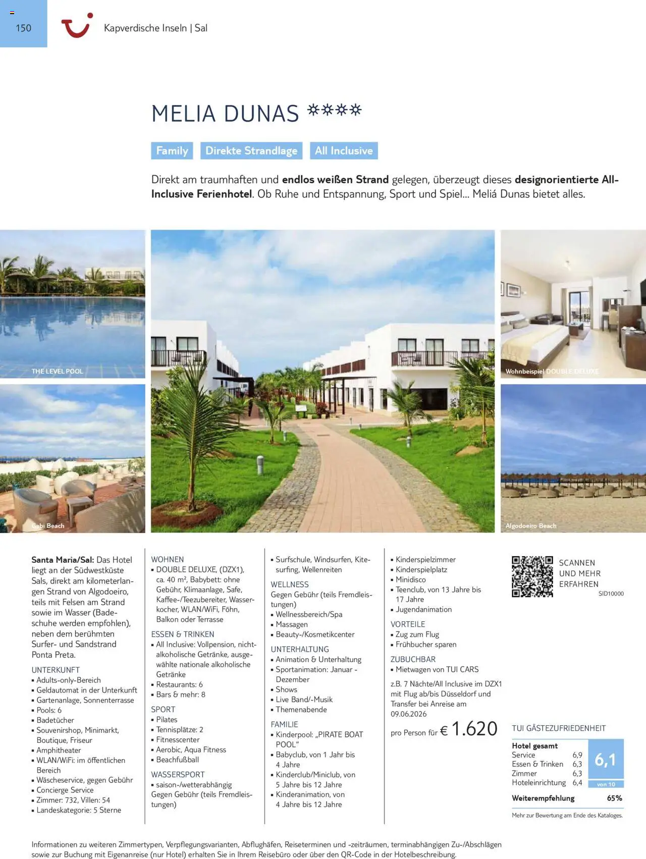 TUI Prospekt Kanaren, Kapverden & Senegal 2025/26	  – gültig ab 01.11.2025 | Seite: 150 | Produkte: Spiel, Babybett, Wasser