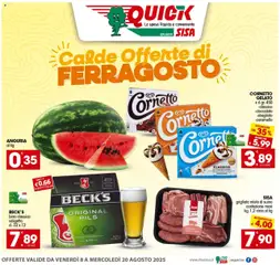 Anteprima del volantino SISA Quick catalogo valido a partire dal 08.08.2025