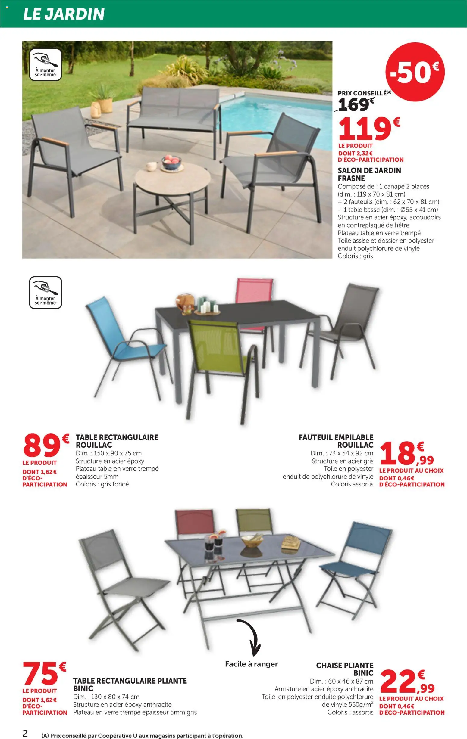 {H1} | Page: 2 | Produits: Plateau, Canapé, Table basse, Table