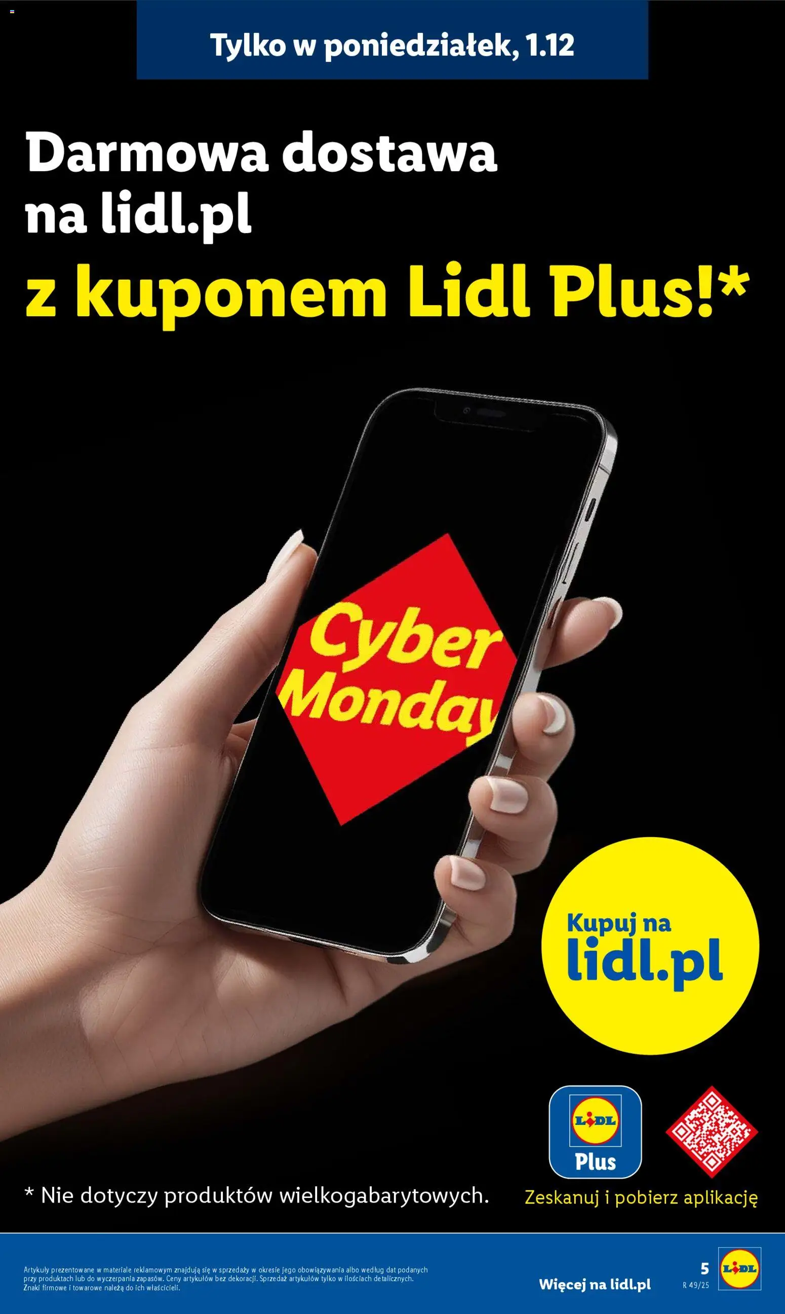 Lidl Gazetka - Cyber Monday od 01.12.2025 | Strona: 5