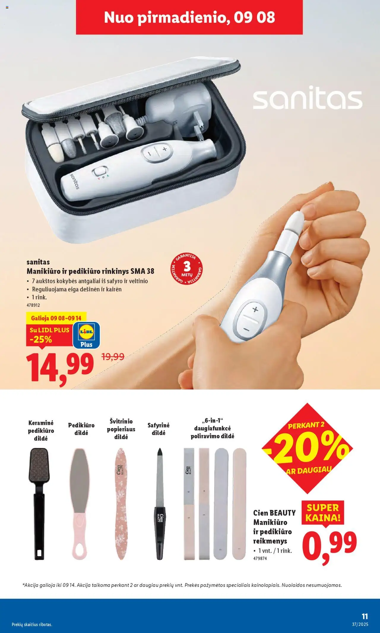 LIDL akcijos nuo 08.09.2025 | Puslapis: 11