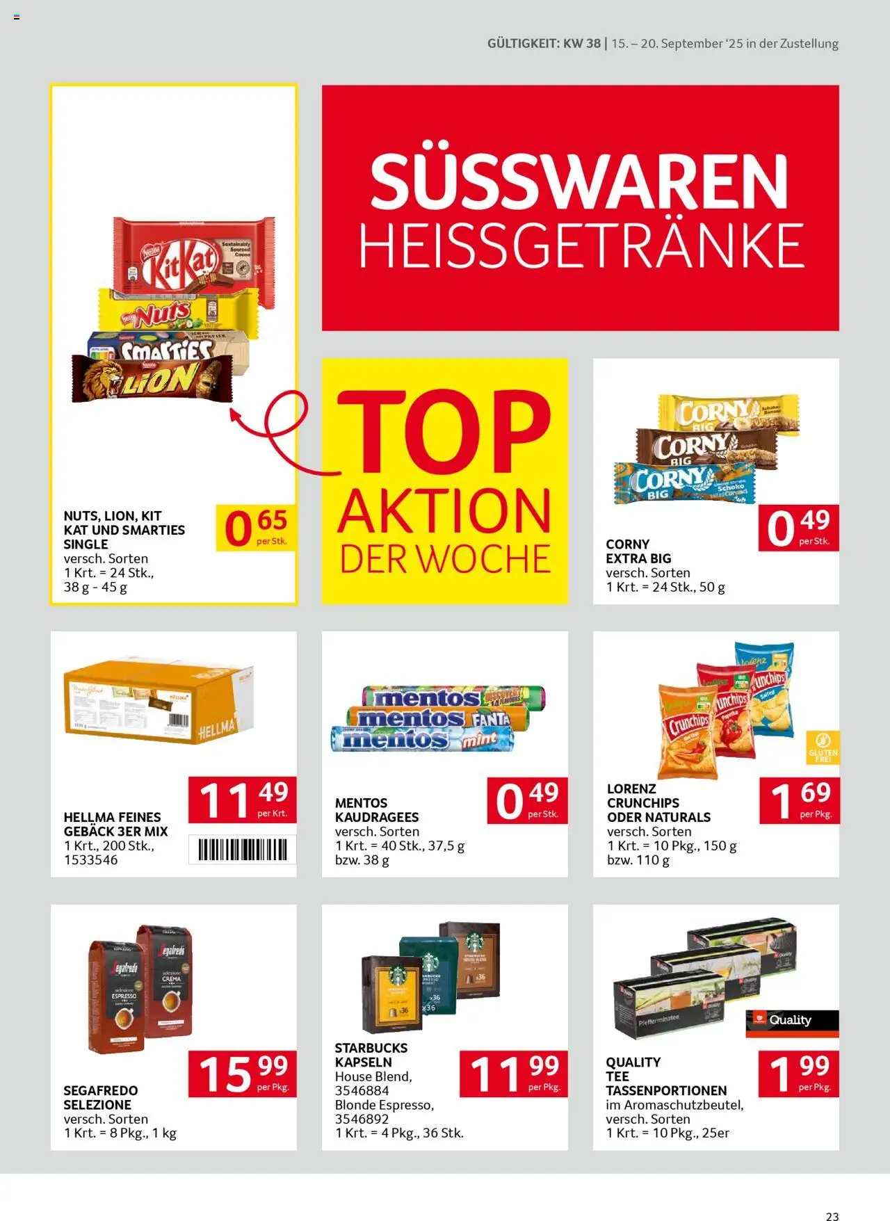 Transgourmet Zustellaktion gültig ab 14.09.2025 | Seite: 21