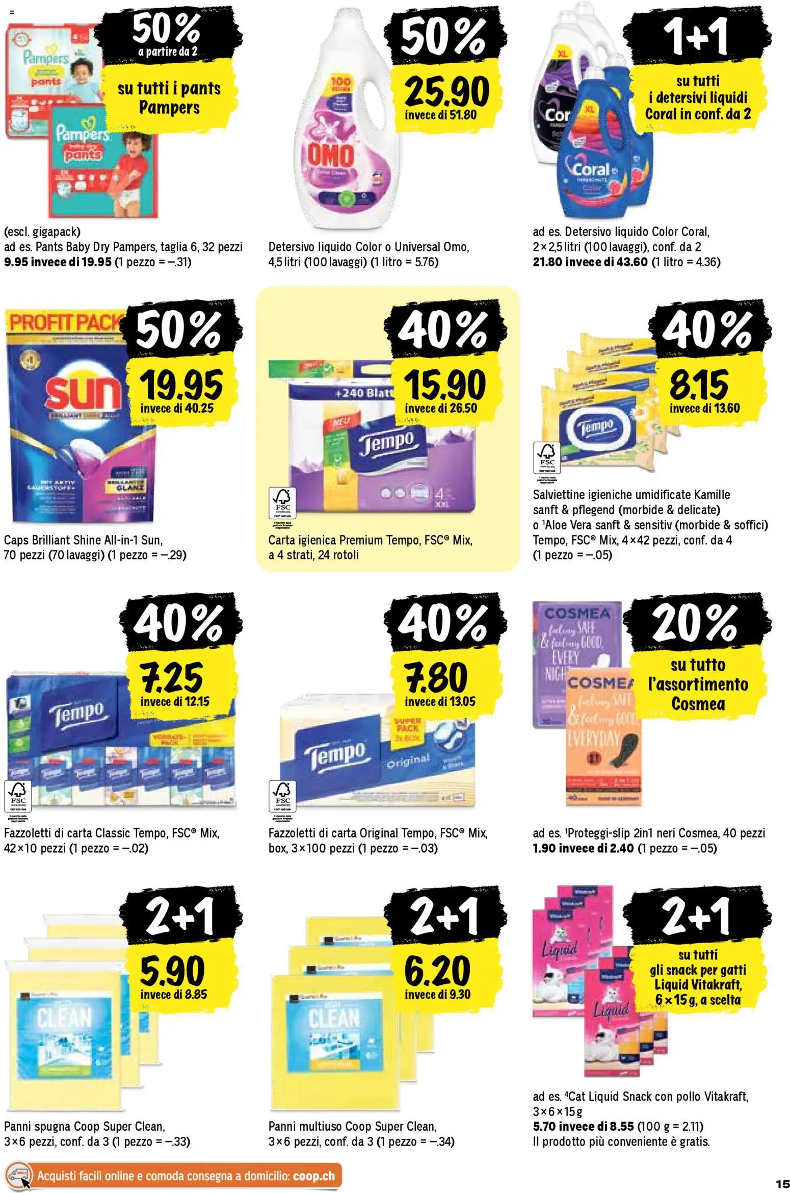 Coop - Una settimana di azioni – gültig ab 29.12.2025 | Seite: 15 | Produkte: Box, Pampers