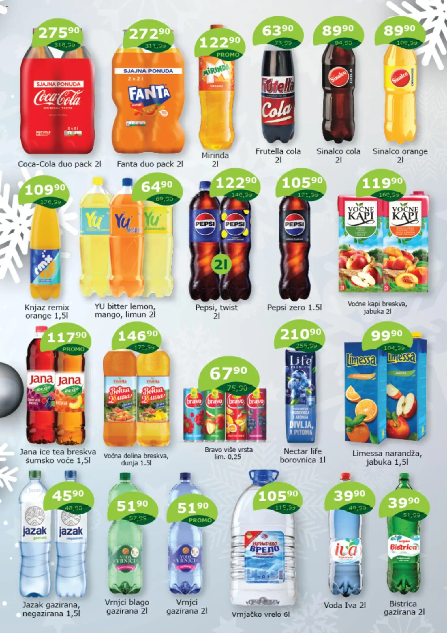 Valor katalog - važi od 16.12.2025 | Strana: 3 | Proizvode: Borovnica, Voda, Limun, Pepsi