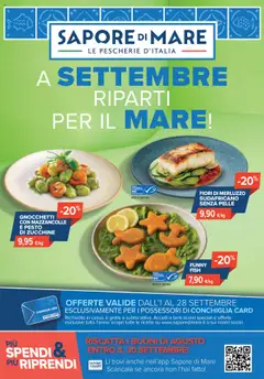Anteprima del volantino Volantino Sapore di mare	 valido a partire dal 01.09.2025