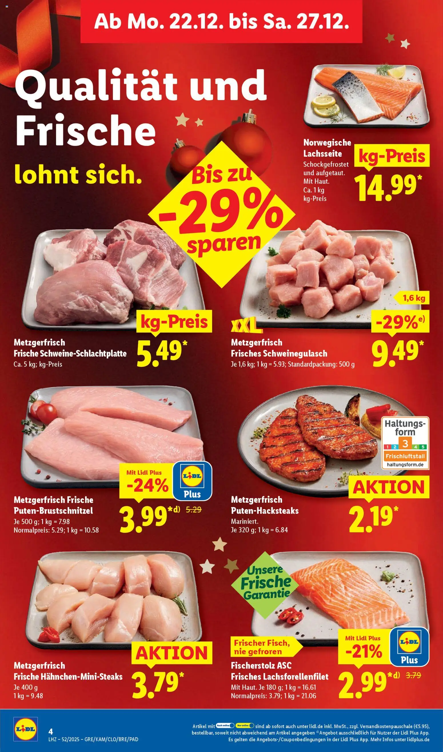 Lidl Prospekt Hohenkirchen – gültig ab 22.12.2025 | Seite: 10 | Produkte: Schweinegulasch