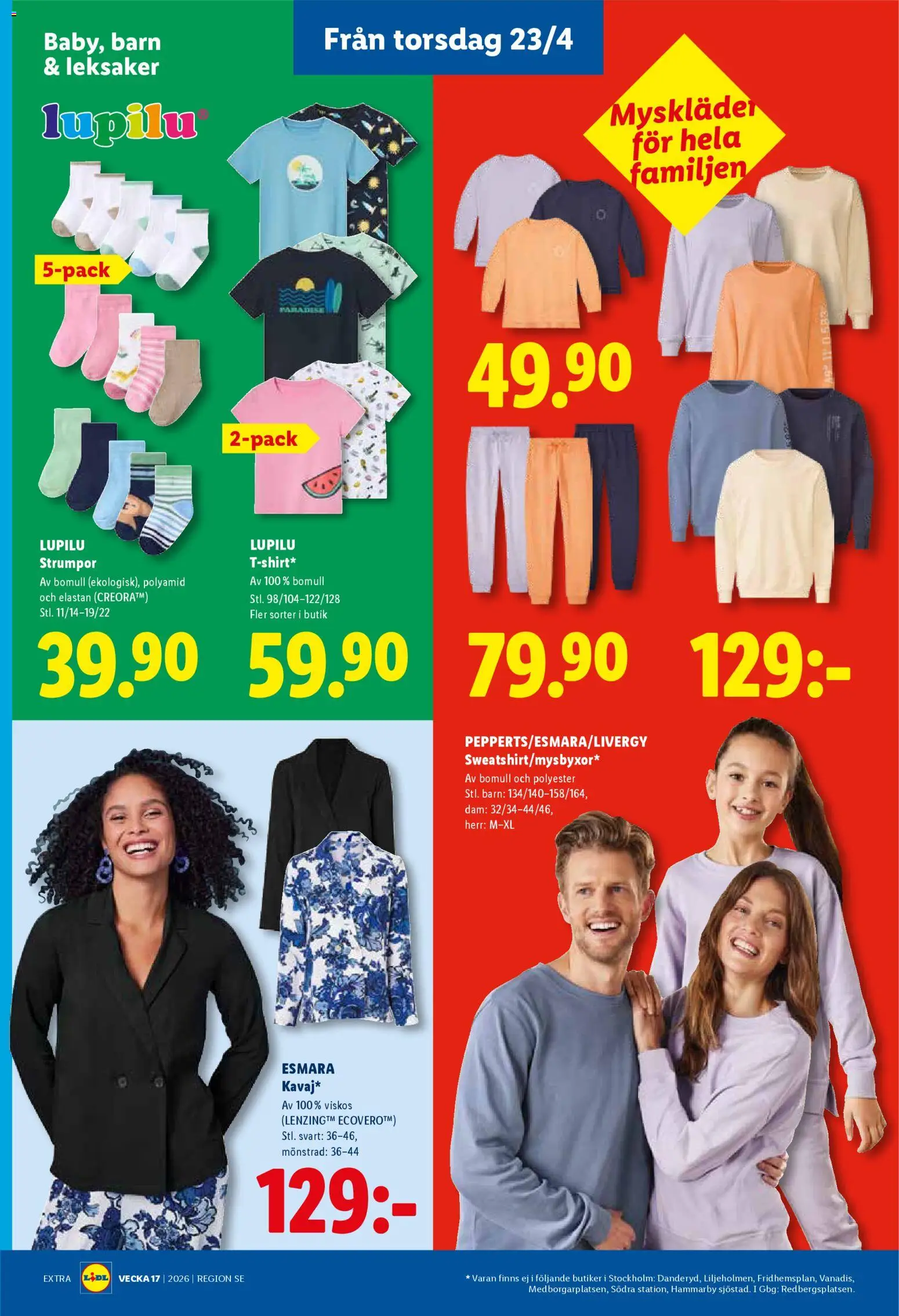 Lidl reklamblad aktuell från 20.04.2026 | Sida: 22 | Produkter: Strumpor