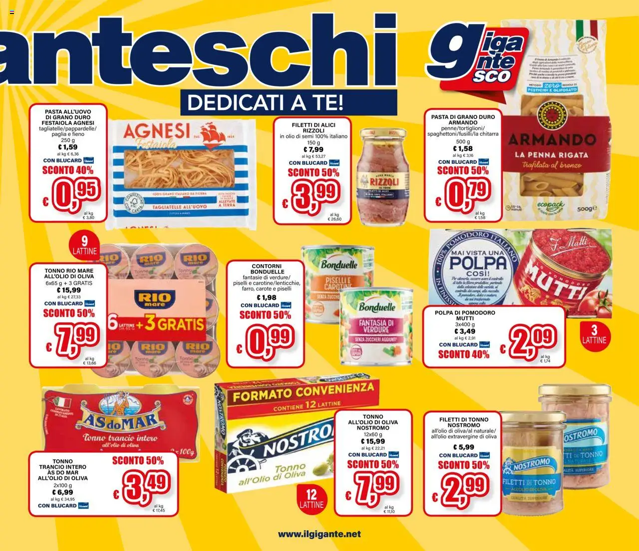 Volantino Il Gigante del 18.09.2025 | Pagina: 5 | Prodotti: Tè, Tagliatelle, Verdure, Tonno