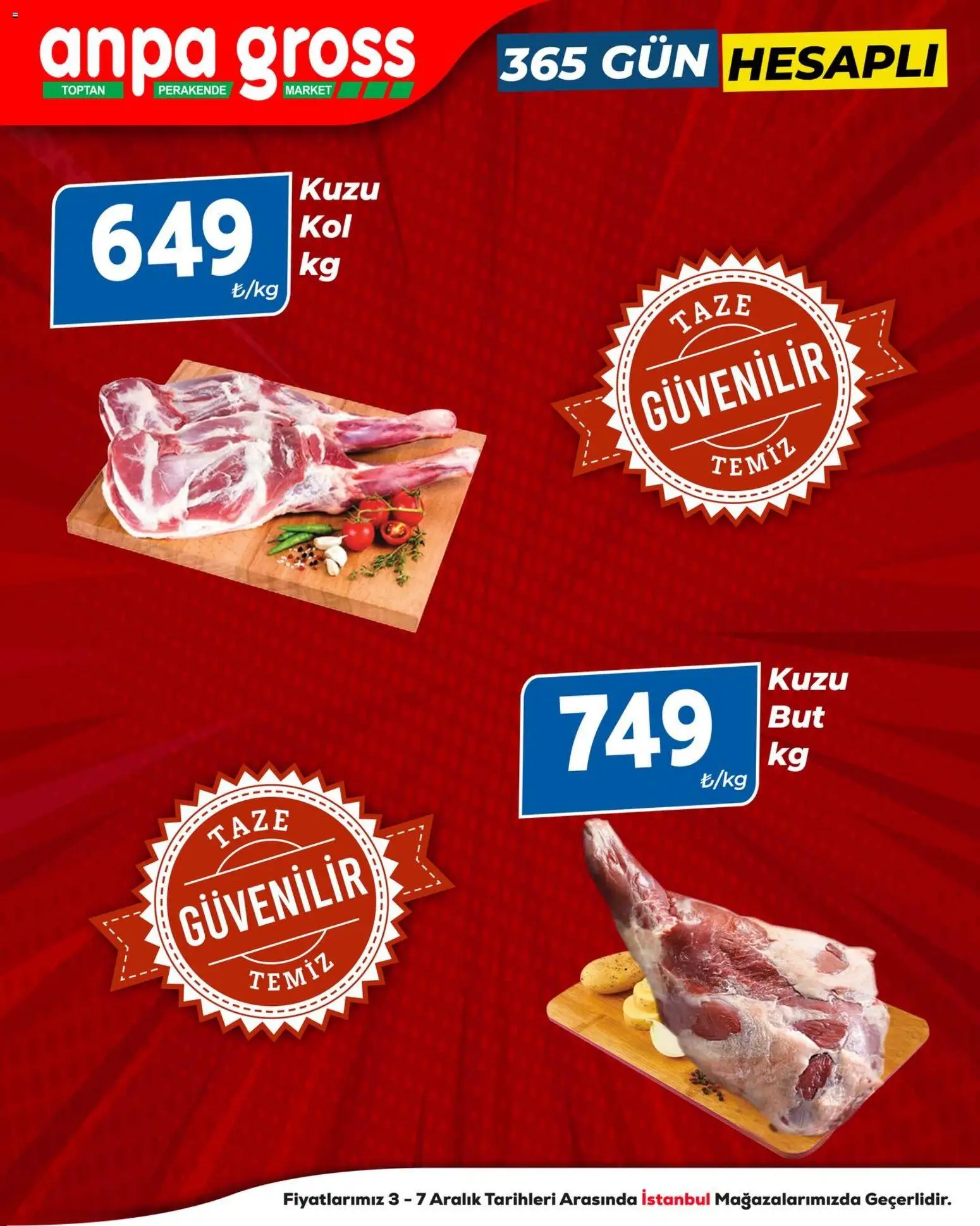 Anpa Gross - Kasap - 03.12.2025 tarihinden itibaren geçerlidir | Sayfa: 1