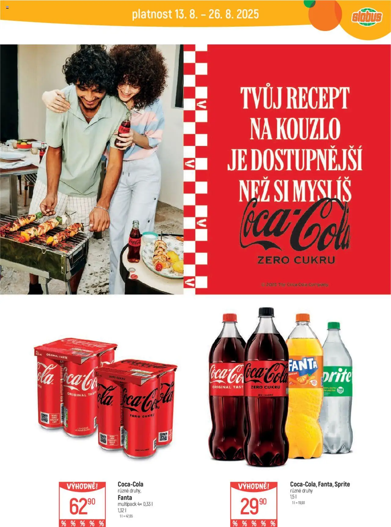 Globus leták od 13.08.2025 | Strana: 29 | Produkty: Globus, Fanta, Sprite