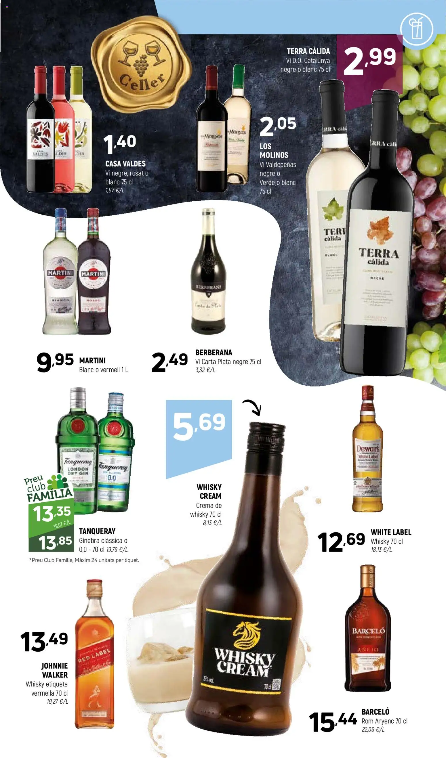 Coviran - Barcelona │ válido desde el 27.01.2026 | Página: 17 | Productos: Ginebra, Crema, Whisky