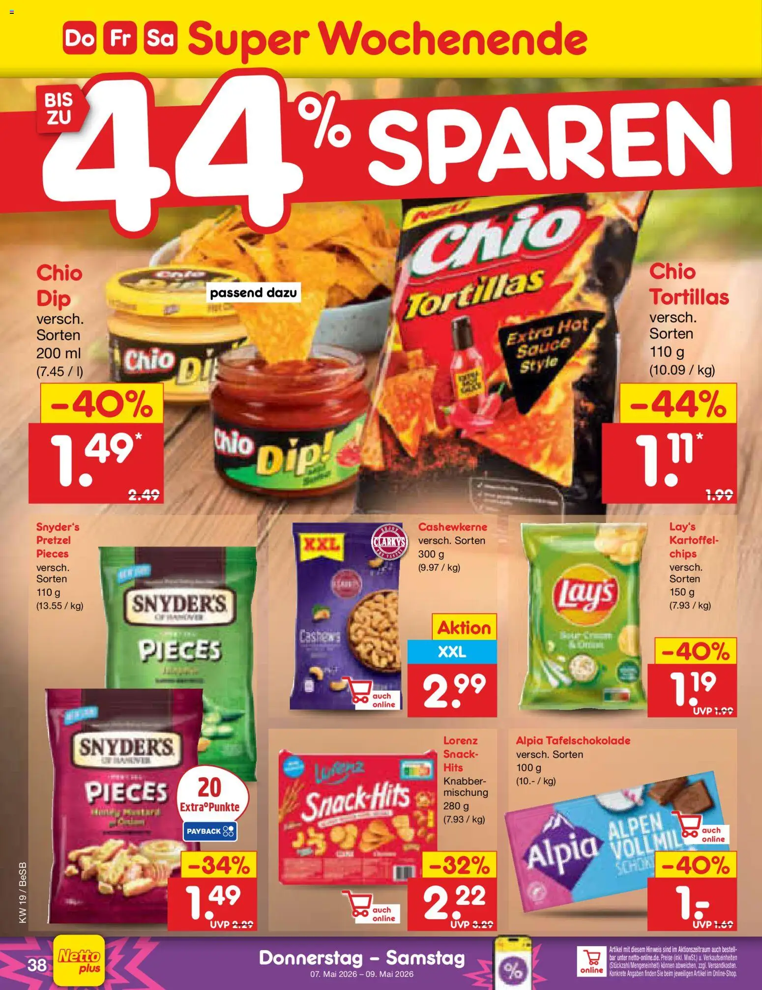 Netto Marken-Discount Prospekt 	 – gültig ab 04.05.2026 | Seite: 54 | Produkte: Chips