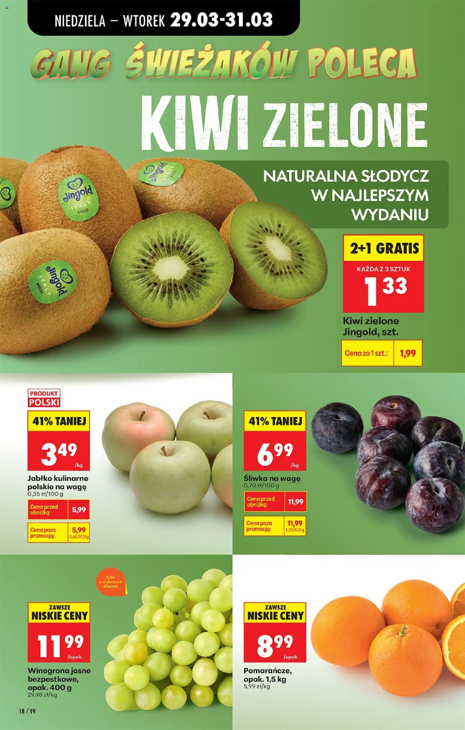Biedronka Polsko leták od 29.03.2026 | Strana: 22 | Produkty: Kiwi