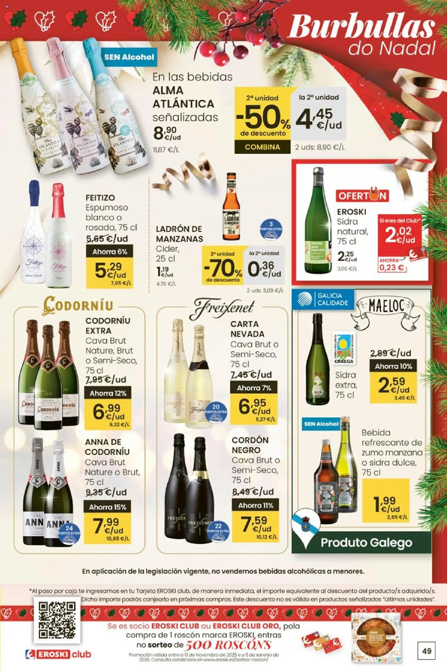 Eroski - Center │ válido desde el 27.11.2025 | Página: 49 | Productos: Manzanas, Ροζ πιπέρι, Manzana, Té