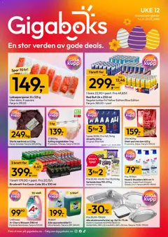 Forhåndsvisning av Gigaboks kundeavis gyldig fra 16.03.2026