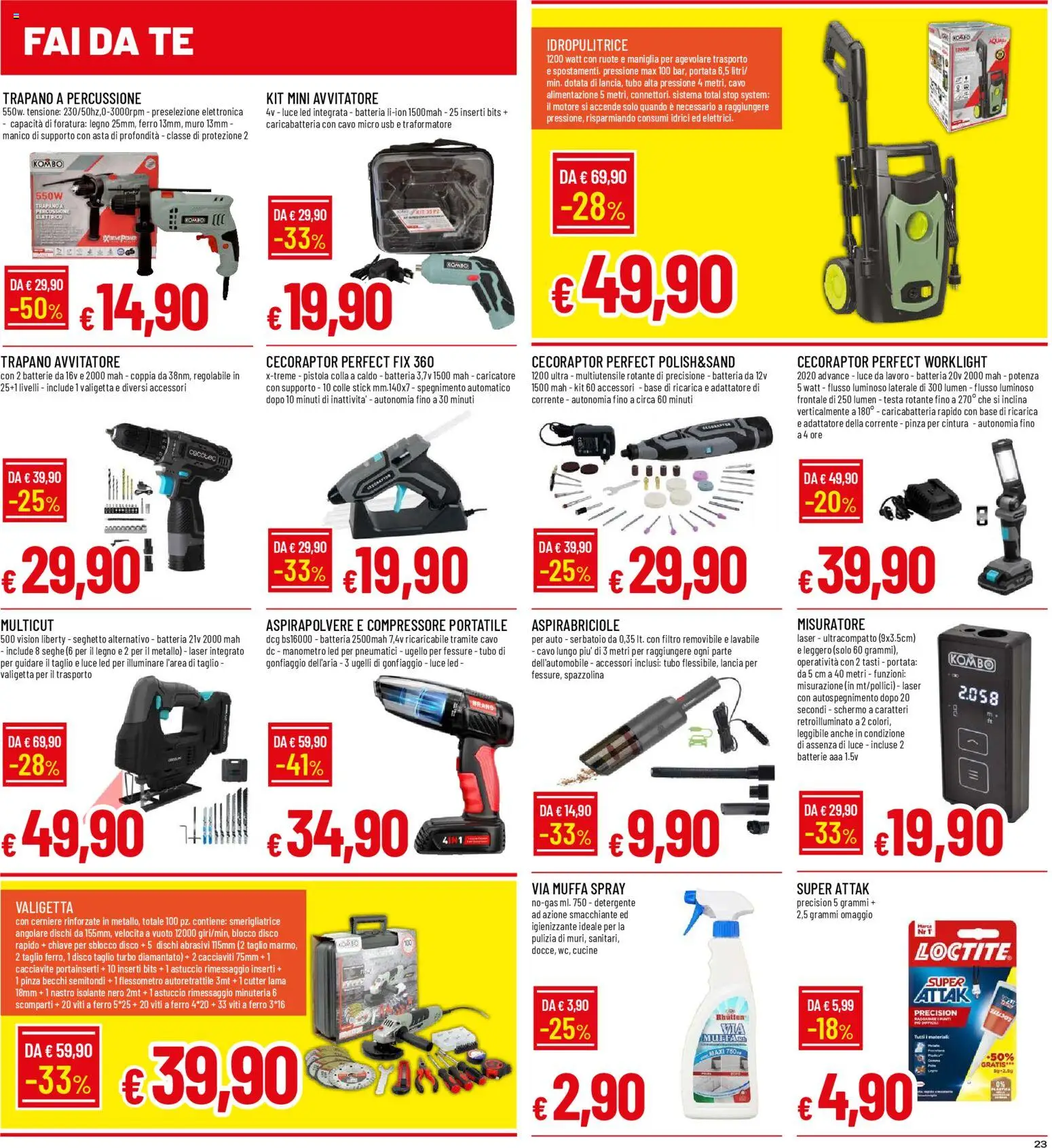 Volantino Galassia del 05.02.2026 | Pagina: 23 | Prodotti: Cavo, Adattatore, USB, Valigetta