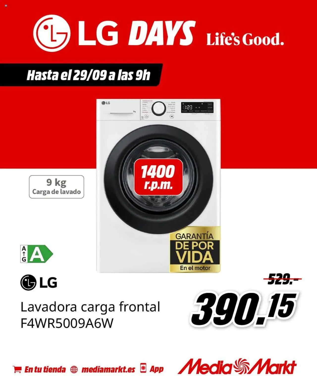 Media Markt folleto │ válido desde el 25.09.2025 | Página: 3 | Productos: Lavadora